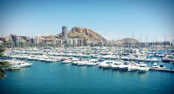 The port of Alicante. Photograph: Victor Mangas Sanjuan